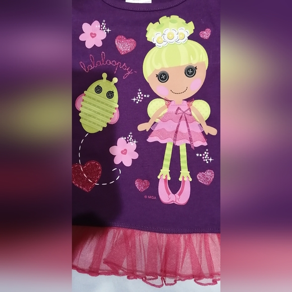 🔥SALE🔥 Lalaloopsy Girl's 2 pc Top and Leggings Set NWT Size 2 - Picture 5 of 8